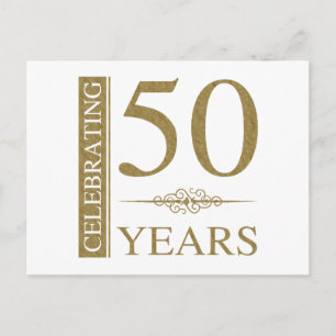 Cartão Postal 50º Aniversário de Casamento
