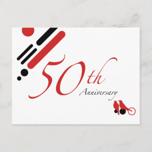 Cartão Postal 50º Aniversário (mod aves)