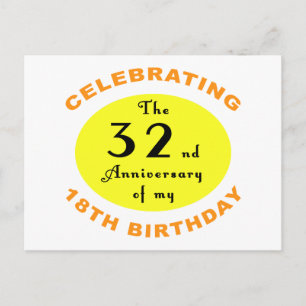 Cartão Postal 50º presente de aniversário