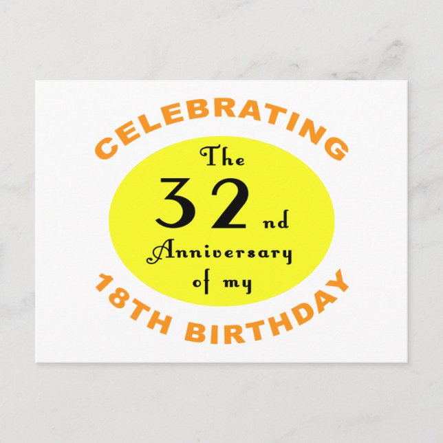 Cartão Postal 50º presente de aniversário (Frente)