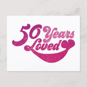 Cartão Postal 50 anos de idade - 50 Anos de Amor