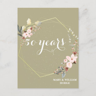 Cartão Postal "50 anos de sempre: um aniversário para lembrar"