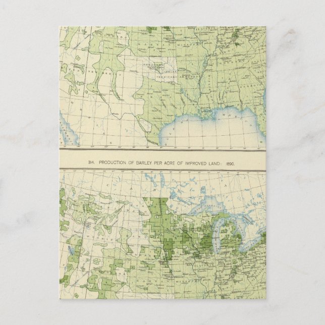 Cartão Postal 50 Cevada 1890 (Frente)