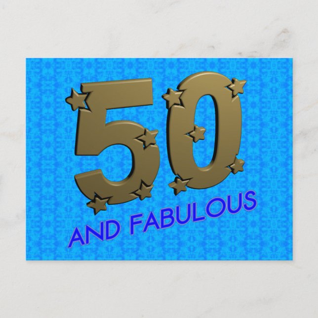 Cartão Postal 50 e Fabuloso (Frente)