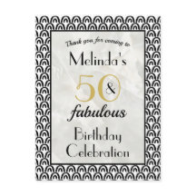 50 & Fabuloso Aniversário Obrigado