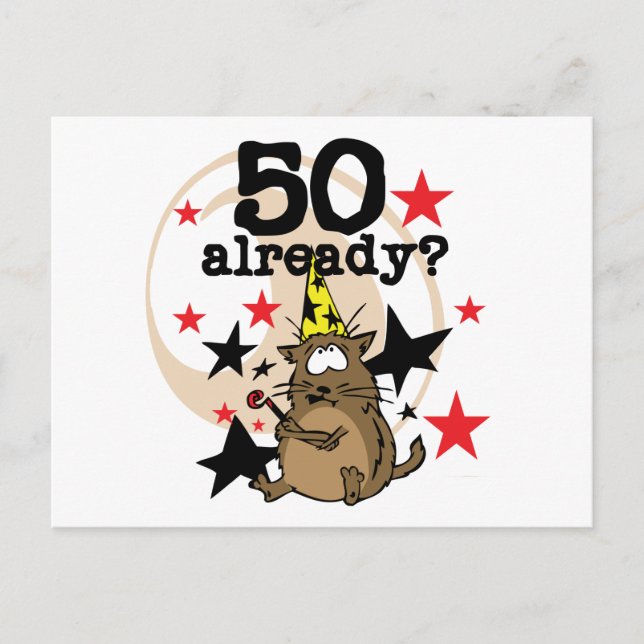 Cartão Postal 50 Já Aniversário (Frente)