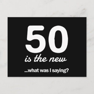 Cartão Postal 50 o novo… o que era mim está dizendo?