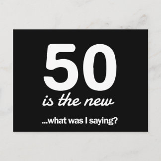 Cartão Postal 50 o novo… o que era mim está dizendo?
