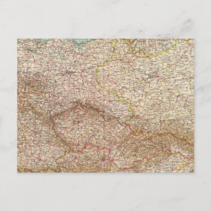 Cartão Postal 5152 Alemanha, Polônia, Checoslováquia