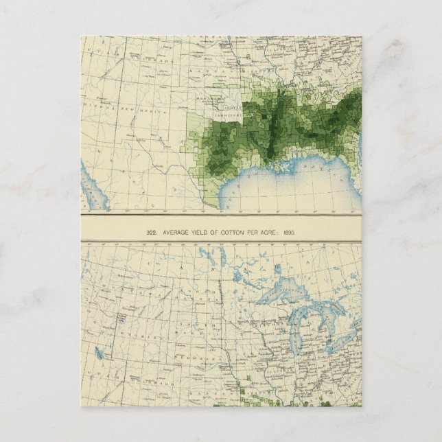 Cartão Postal 52 Algodão 1890 (Frente)