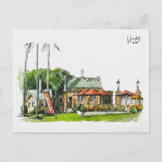 Cartão Postal 52: café do parque Victoria