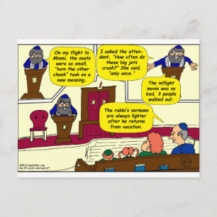 Cartão Postal 531 Cartoon de Vacinação do Rabbi