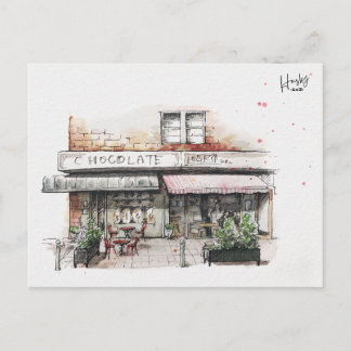 Cartão Postal 53: Café ponto de Milson