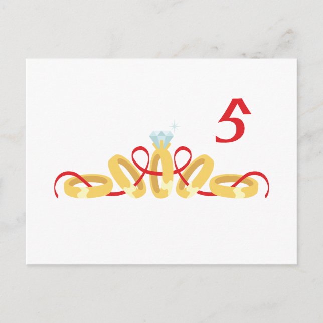 Cartão Postal 5 Anéis (Frente)