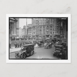 Cartão Postal 5 Ave. na 42nd Street, Nova Iorque 1913 Vintag