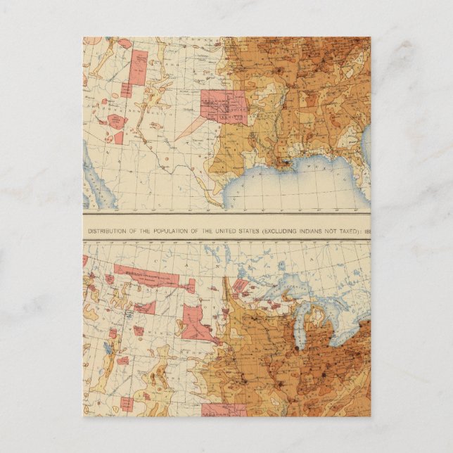 Cartão Postal 5 População 1870, 1880 (Frente)