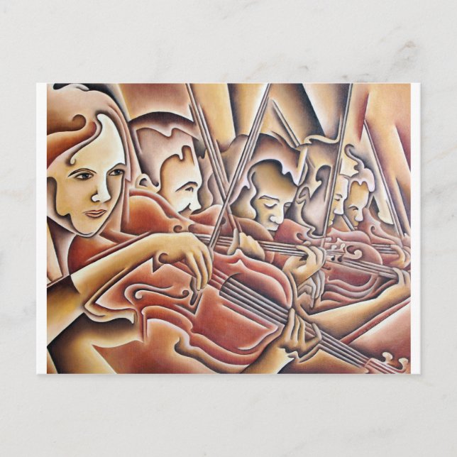 Cartão Postal 5 Violinos (Frente)