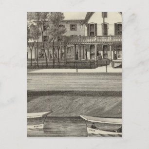 Cartão Postal 5th Avenue House, Praia de Ocean, NJ