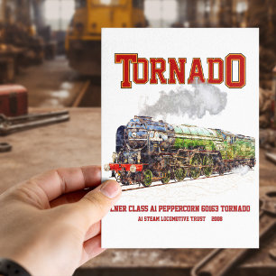 Cartão Postal 60163 Tornado Vintage Vintage Locomotive