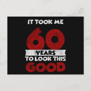 Cartão Postal 60 Anos De Idade Aniversário Me Deixou Bem 60º Ani