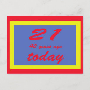 Cartão Postal 61 anos