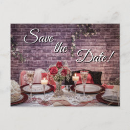 Cartão Postal 6371-Mesa de noiva e noiva