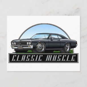 Cartão Postal 67_Chevelle_Preto
