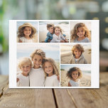 Cartão Postal 6 Colagem de Fotos -- Texto Opcional CAN Editar Co<br><div class="desc">Adicione suas fotos favoritas a este modelo divertido. Você pode usar fotos quadradas ou qualquer foto para esta grade.</div>