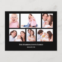 6 Seções de Molduras Pretas para Fotos Personaliza