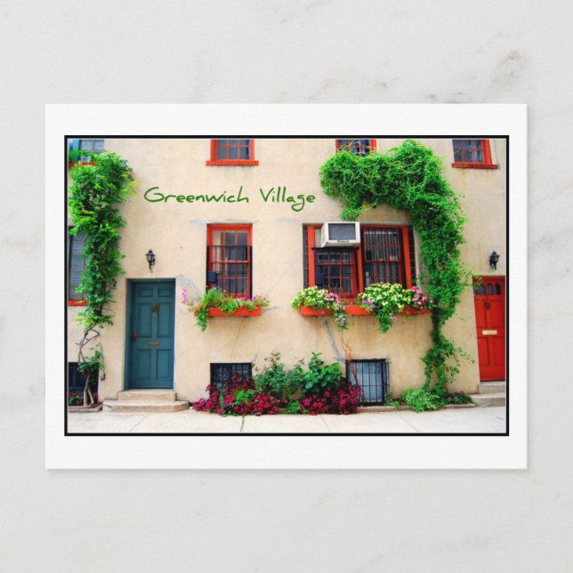 Cartão postal 6 - Vila Greenwich, NYC (Frente)