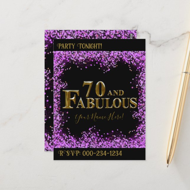 Cartão Postal 70º Aniversário  (Frente/Verso In Situ)