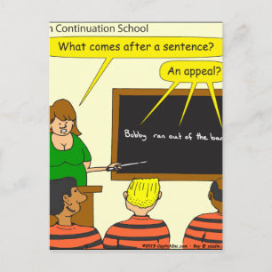 Cartão Postal 703 vem depois de um cartum de sentença