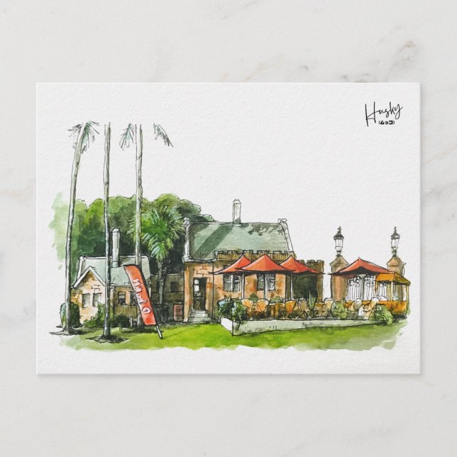 Cartão Postal 73: Café Victoria Park (Frente)