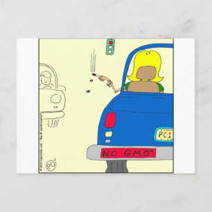 Cartão Postal 765 Mulher fumadora de OGM