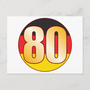 Cartão Postal 80 ALEMANHA Dourada