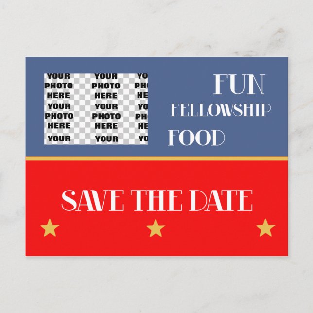 Cartão postal 811 Salve a Data (Frente)