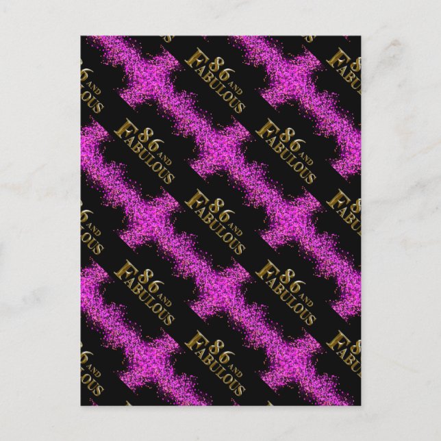 Cartão Postal 86º Aniversário  (Frente)