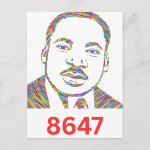 Cartão Postal 8647 Anti Trump 86 47 Retro Impeach 47 Anti-trump