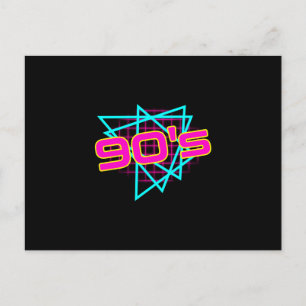 Cartão Postal 90s - Verso 1990 Vintage 90s com mais de 90s Figur