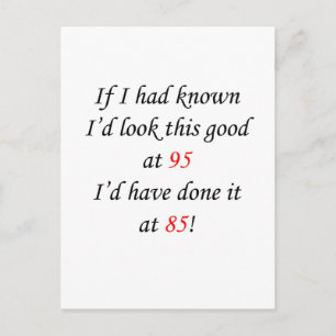 Cartão Postal 95 Se eu soubesse