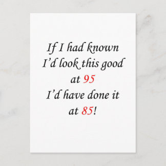 Cartão Postal 95 Se eu soubesse