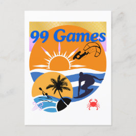 Cartão Postal 99 Jogos Do Verão
