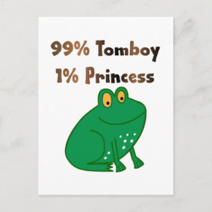 Cartão Postal 99% Tomboy 1% Princesa