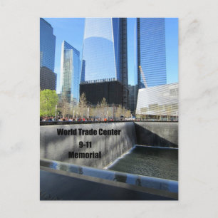 Cartão Postal 9/11 Memorial, World Trade Center, Nova Iorque