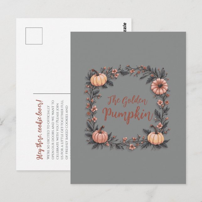 Cartão Postal A Abóbora do Ouro (Frente/Verso)