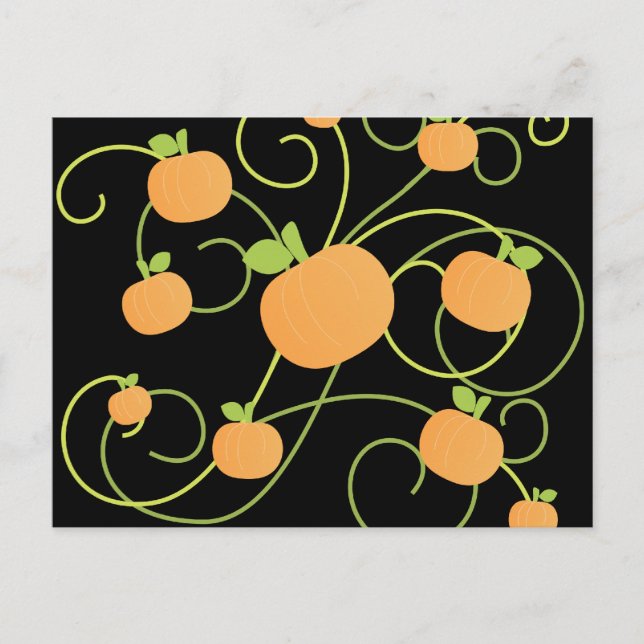 Cartão Postal A Abóbora Funciona (Frente)