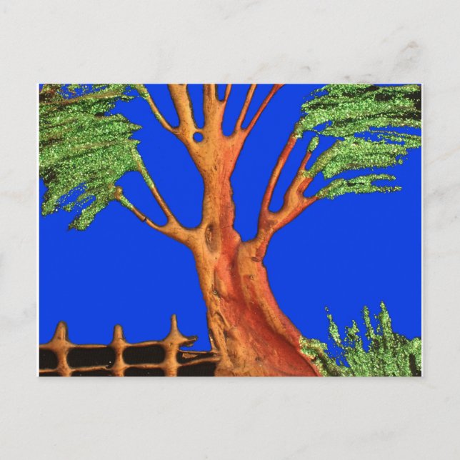 Cartão Postal A Acacia Beauty de África: Serengeti Serenity. (Frente)