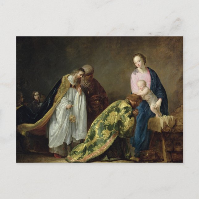 Cartão Postal A Adoração dos Magos, 1638 (Frente)