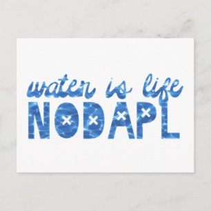 Cartão Postal A Água É A Vida, NODAPL