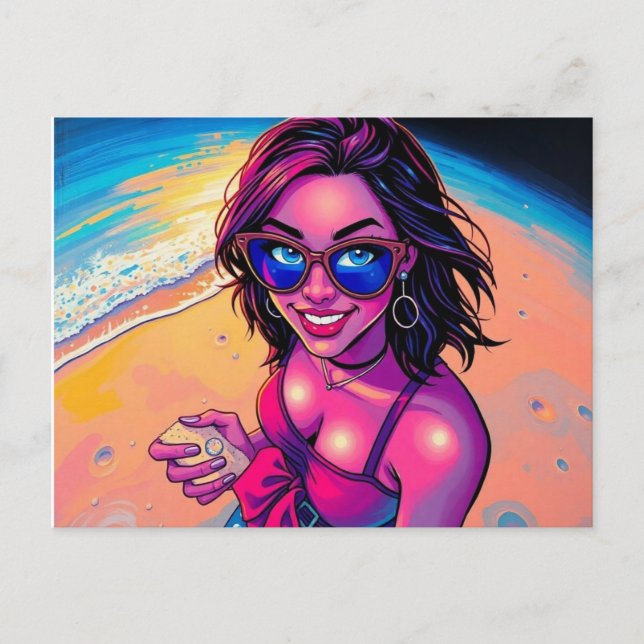 Cartão Postal A Água Parece Boa (Frente)